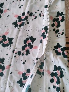 Custom Tailor Made Skirt With Slit At One Side.