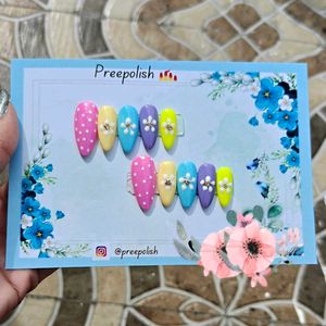 Pastel Press-On Nails