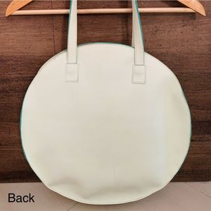 Sturdy Round Tote Bag - Mint Green