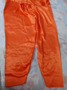 Rear Shimer Kurta With Satin Salwaar