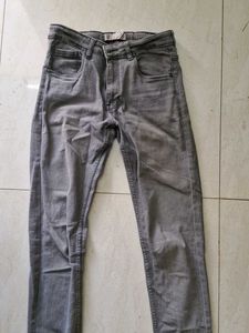 Gray Slim Fit Jeans