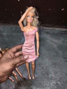 Barbie Doll in Pink Dress