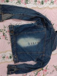 Brand New Distressed Denim Jacket
