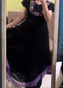 Boho Black Dress