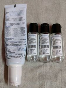 Suncream &amp; Hair serum