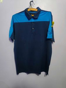 Puma Golf Blue & Navy Polo Shirt