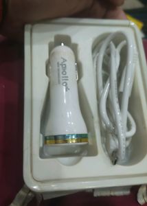 APOLLO Car Charger  Double Ports , With V8 Cable
