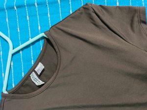 H&amp;m Brown Casual Top