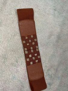Brown Elastic Belt