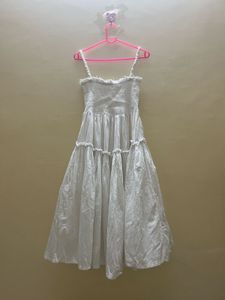 White Sundress with Ruffle Details