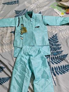 Boys&#39; Blue Duck Waistcoat Set