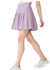 Korean Kpop Idol Purple Mini Skirt