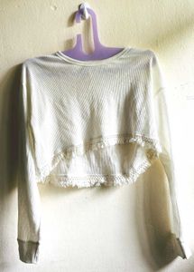 BRAND NEW CROP TOP WHITE