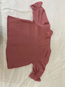 Pink Button-Up Shirt