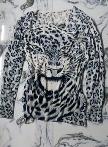 Y2k Animal Print Top