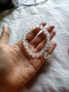 4-Beaded Heart Charm Bracelets