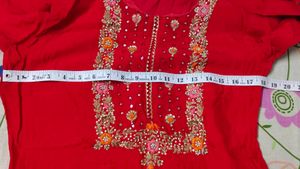 Embroidery Silk Kurta Set For Women