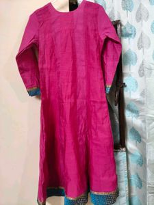 Elegant Pink Embroidered Anarkali