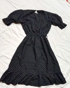 Polka Dot Midi Dress