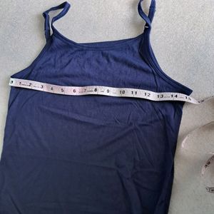 Imported Long Camisoles With Frilled Border