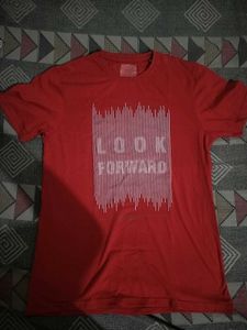 RED TSHIRT STYLISH LOOK