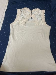 Lace Detail Sleeveless Top