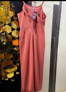 Athena Peach Jumpsuit