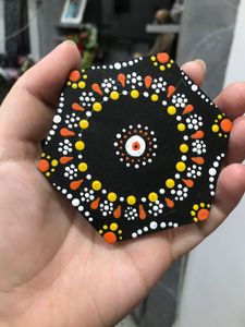 4 Mandala Coaster Set