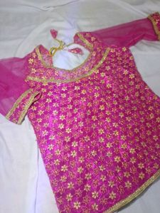 Pink & Gold Top Blouse