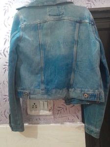 Classic Blue Denim Jacket — Lightly Used, Stylish