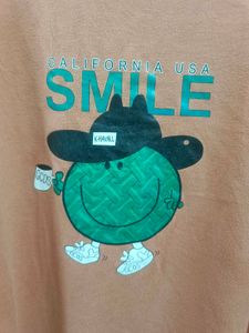 LACOSTE Smile Orange Unisex T Shirt