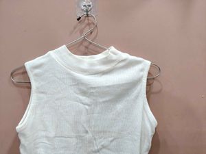 White Sleeveless Top