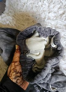 Stylish Grey Corduroy Pants