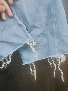 Ripped Denim Jeans XL Size