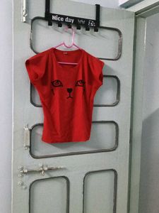 Red Graphic Tee