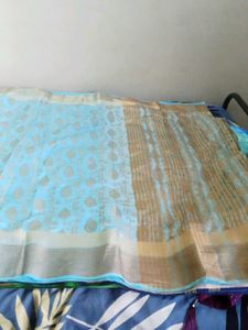 Elegant Blue Saree
