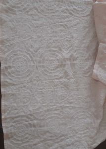 Peach Lucknavi embroidery salwar kurti