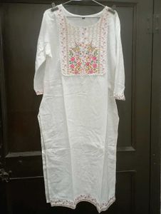 Elegant White Kurta Set