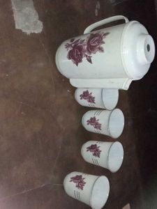 Jug Glass Set, Drink Juice Kicthen Plastic Gilas