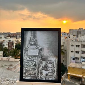 Combo Of 2 Framed Hand Made  Artwork