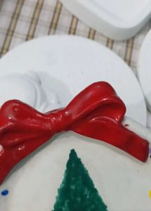 Festive Christmas Tree Plate