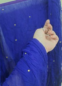 Blue Georgette Dupatta✨️