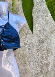 3.16.2 DENIM CUTE SHEIN TOP