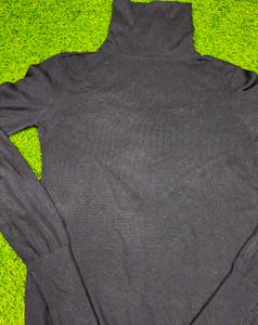 Black Turtleneck Sweater