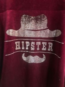 Sleeveless Maroon Velvet Top