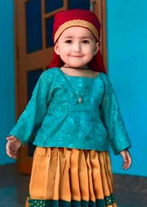 Adorable Traditional Dress pahadi