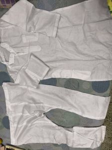 Kids white kurta pyjama set for 4-6; years