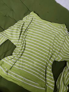 Striped Green Sweater