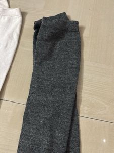 Knee High Socks - Grey &amp; White