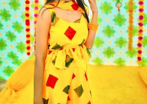 Haldi Dress